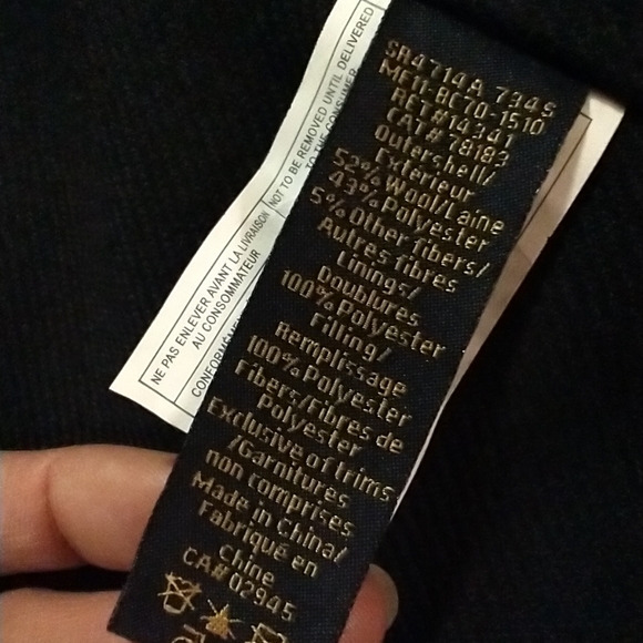 Size L boulevard pea coats thigh high men streetwear style jacket - Picture 8 of 16